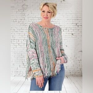 Laurie Felt Baja Sweater Raw White XS/S NWT | Soft Knit Coastal Cool Layer